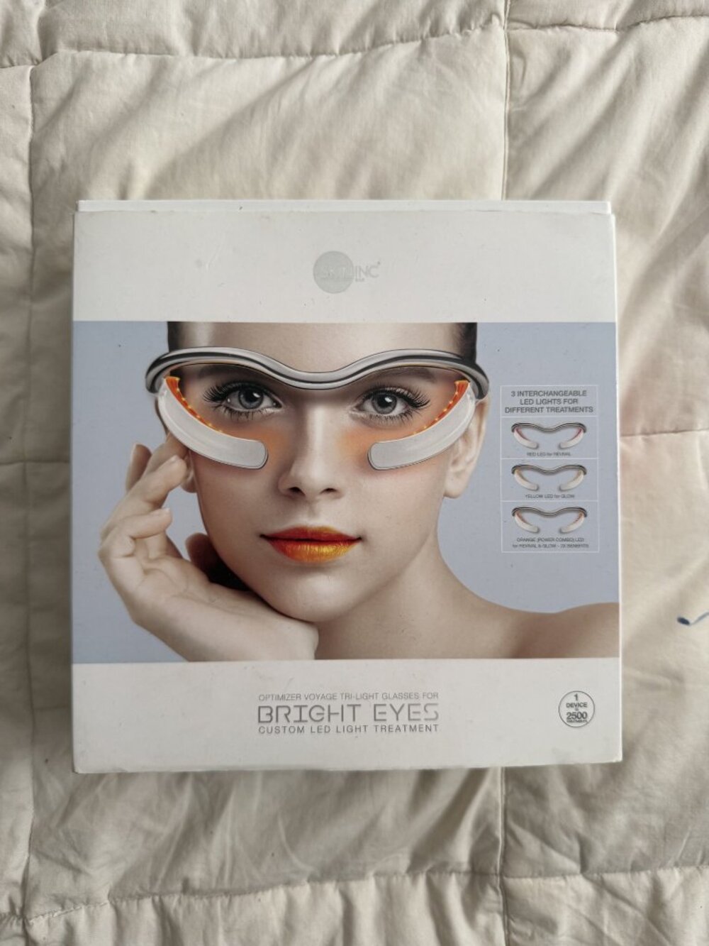 Skin Inc Optimizer Voyage Tri-Light Glasses for Bright Eyes LED Eye Treatment